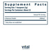 Vital Nutrients Mannose Powder 50g
