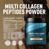 Premium Multi Collagen Peptides Powder (1, 2, 3, 5 & 10) with Protein. Vitamin