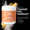 RAW Preworkout Powder, Thavage (Peach Bum)