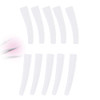 Transparent Plastic Elbow Tweezers, 10Pcs Non-Slip Eyelashes Grafting Head Cover + Stainless Steel Tweezers Protective Cover For Men & Women - Eyelas