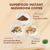 Mushroom Coffee with 10 Mushrooms, Colombian Instant Coffee Powder with Lion's
