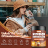 Mushroom Coffee with 10 Mushrooms, Colombian Instant Coffee Powder with Lion's