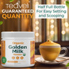 Organic Golden Milk Powder with Vitamins D3 & K2, Turmeric, Ginger, Curcumin