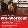 Gnarly Nutrition Natural Pre-Workout Powder, Strawberry Lemonade