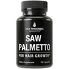 Hair Thickness Maximizer Saw Palmetto Capsules for Men and Women. Saw Palmetto