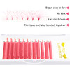 Colored Eyelash Extensions Pink Volume Lashes Easy Fan D-0.07-8-15 Color Lashes (Pink-D-0.07,8-15 mix)