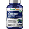 NusaPure Blueberry Concentrate 30:1 Extract, 667 mg Equivalent to 20,000 mg 180