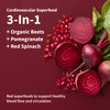 Snap Supplements Heart Beets Stick Packs, Organic Beet Root Powder Drink Mix