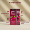 Snap Supplements Heart Beets Stick Packs, Organic Beet Root Powder Drink Mix