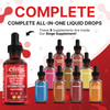 Clean Nutra Cayenne Pepper Drops Supplement Liquid + Hawthorn Berry, Vitamin D3
