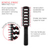 Cricket Static Free Mini Fast Flo Vent Hair Brush - Curling, Blow Drying, Detangling and Styling Wet or Dry Hair, Ideal for Travel, 1.5", Suitable fo
