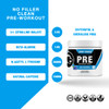 Honey Badger Pre Workout Powder, Keto Vegan Preworkout for Men & Women, Beta