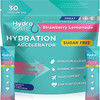 Electrolyte Powder Sugar-Free Hydration Packets Strawberry Lemonade HydroMATE 30