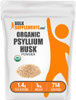 BulkSupplements.com Organic Psyllium Husk Powder