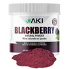 AKI BlackBerry Powder, Ideal in Nutrients, Vitamin C, Sugar-Free, Vegan-Friendly
