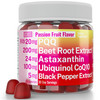 SHIZAM Ubiquinol CoQ10 PQQ Astaxanthin Beets Gummies, Super Mitochondrial ATP