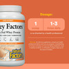 Whey Factors by Natural Factors, Grass Fed Whey Protein Concentrate, Aids Muscle