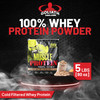 COLOSSAL LABS Muscle Protein Whey Powder [5 lbs/Pack of 1]- Cold Filtered, 25g