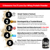 Nutrex Research, Vanilla Whey Protein Powder - 5 Ib Tub of Isolate Protein