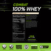 MusclePharm Combat 100% Whey Protein Powder, Vanilla Flavor, Fast Recovery &