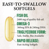 Omega 3 Fish Oil Supplements 2400 mg - Triple Strength Omega3