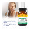 Country Life Omega-3 Fish Oil Supplement, 10000mg,180mg EPA & 120mg DHA, Fish