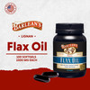 Barlean's Omega 3 6 9 Lignan Flaxseed Oil Supplements, Cold-Pressed Flax Seed