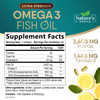 Omega 3 Fish Oil 2400 mg - Triple Strength Fish Oil Omega 3 Capsules