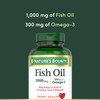 Natures Bounty Fish Oil, Supports Heart Health, 1000mg, Rapid Release Softgels