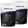 Terrasoul Superfoods Organic Acai Berry Powder, 4 Oz (Pack of 2), Freeze-Dried