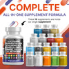 Clean Nutraceuticals Glucosamine Chondroitin MSM 1500mg with Turmeric Curcumin