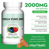 Maxi Health Fish Oil 2000mg - Omega 3 Supplement for Adults and Kids