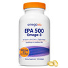 OmegaVia EPA 500, Purified Omega-3 Fish Oil Supplement, 500 mg EPA