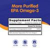 OmegaVia EPA 500, Purified Omega-3 Fish Oil Supplement, 500 mg EPA