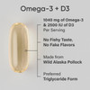 Sports Research Alaskan Omega-3 Fish Oil 1040mg + Vitamin D3 2500iu