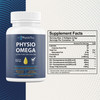Physio Omega 2400mg Fish Oil with Omega 3 Fatty Acid Supplement