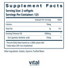 Vital Nutrients Evening Primrose Oil 1000mg - Primrose Supplement for Women