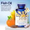 YES Plant Based Omega 3 & 6 Supplement - Burpless Fish Oil Alternative
