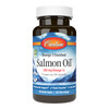 Carlson Salmon Oil, 500mg Omega-3s, Wild-Caught Norwegian Fish Oil, Sustainably