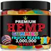 Hemp Gummies for Sleep-Bedtime Candy Support, Relax, Calm, Discomfort-Hempoil