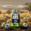 ORZAX Black Seed Oil Cold Pressed 100% Pure - Non-GMO