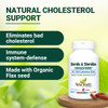 NEW ROOTS HERBAL Plant Sterols and Sterolins Supplement with Organic Flaxseed