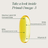 Primal Harvest Omega 3 Fish Oil Supplements, 30 Servings Soft Gels Capsules w