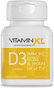 OmegaXL VitaminXL D3 High Potency Daily Vitamin D 5000 IU 125mcg Immune Support