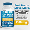 4-in-1 Fish Oil Omega 3 Fatty Supplements (2100mg)