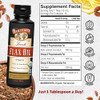 Barlean's Organic Flaxseed Oil Liquid from Fresh Cold Pressed Flax Seeds
