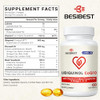 Ubiquinol CoQ10-600mg-Softgel, Active Coq10 Ubiquinol Supplement with Vitamin E