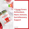 MacroLife Naturals Miracle Reds Superfood Powder 19 Blended Fruit & Berry