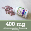 Quantum Health Black Elderberry Supplement Sambucus Nigra Extract 400mg Daily