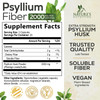 Psyllium Husk Fiber Supplement 2000mg - Extra Strength Psyllium Fiber Powder